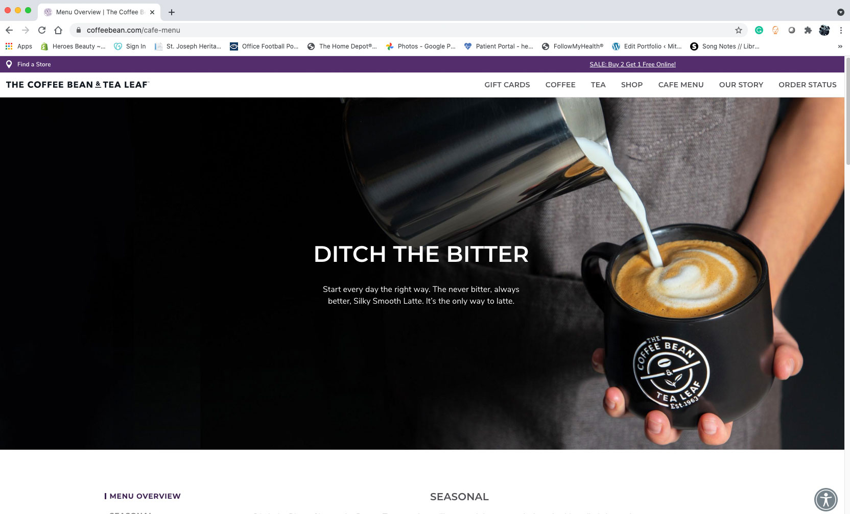 coffeebean-website